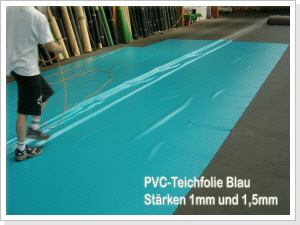 Liner PVC couleur Bleu Piscine